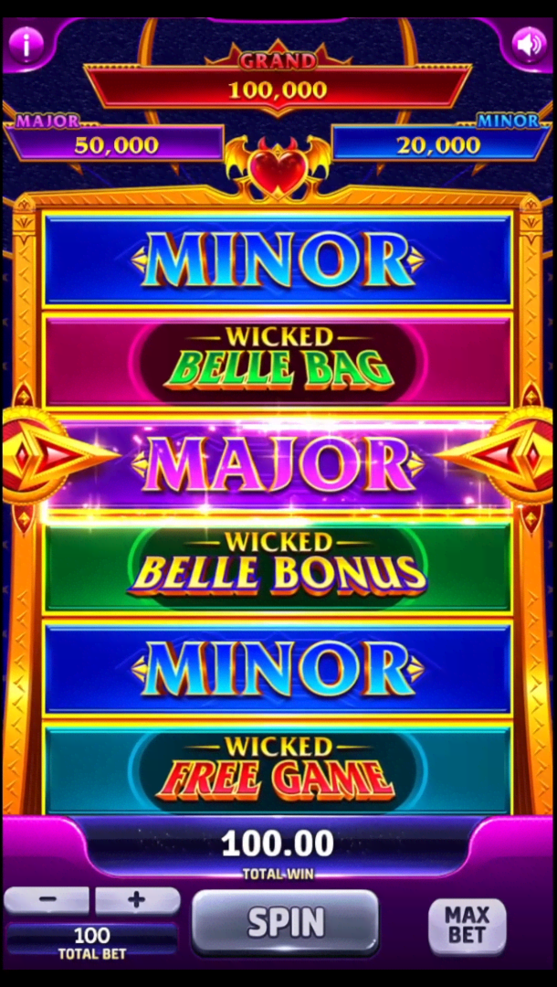 wicked belle jackpot